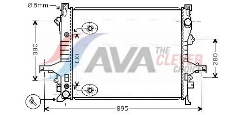 Radiator, engine cooling