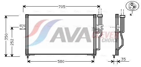 Condenser, air conditioning
