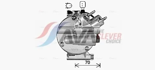 Compressor, air conditioning
