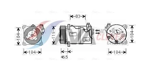 Compressor, air conditioning