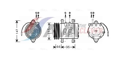 Compressor, air conditioning