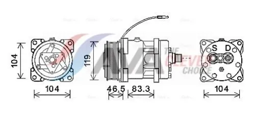Compressor, air conditioning